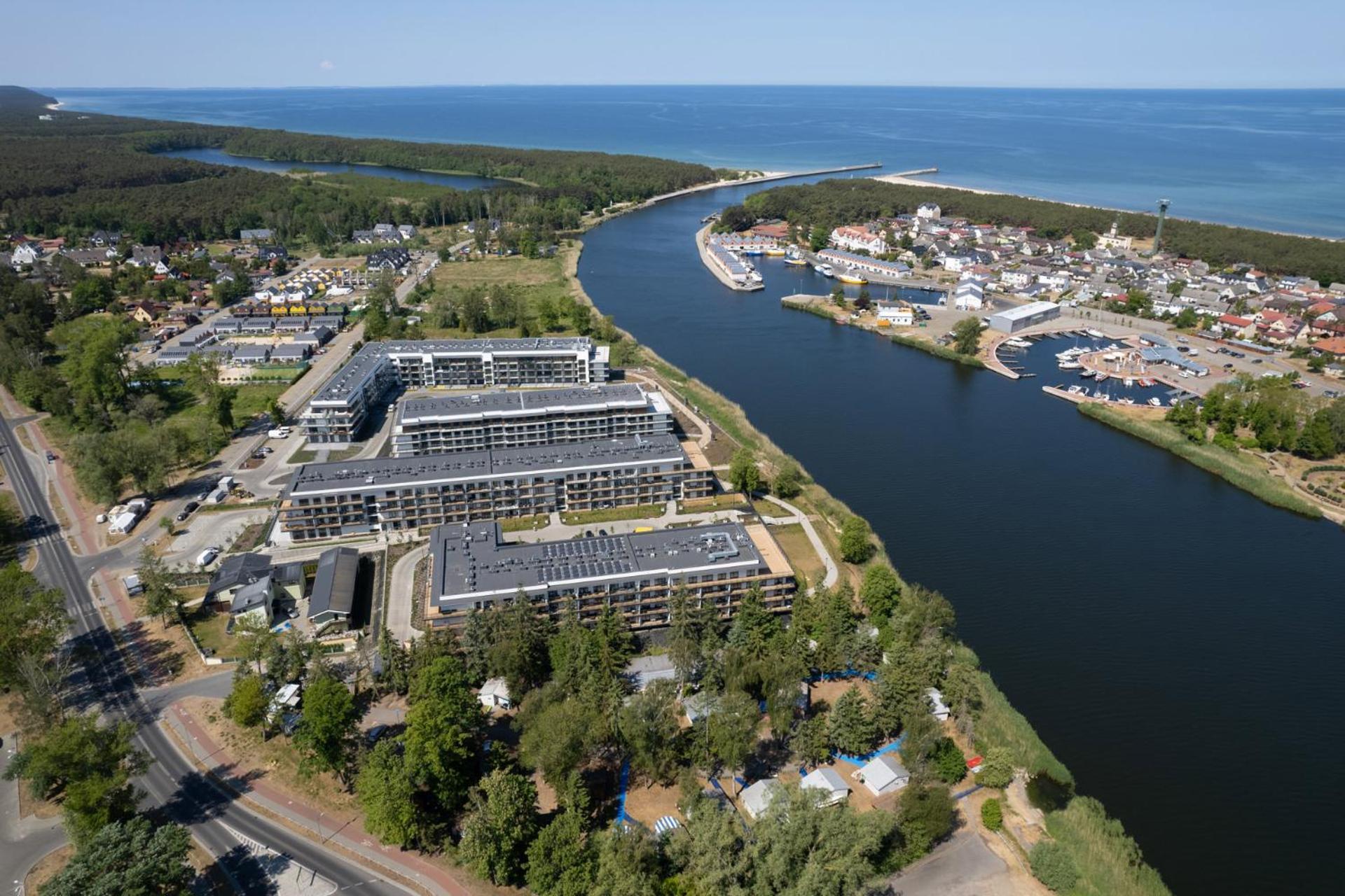 Apartament Ambra Marina - Basen & Spa Дзивнув Экстерьер фото